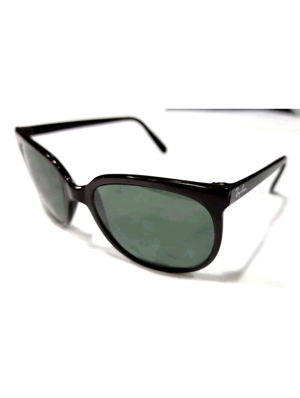 Ray Ban B&L Vintage Brown Nylon Gray Oval Sunglasses France